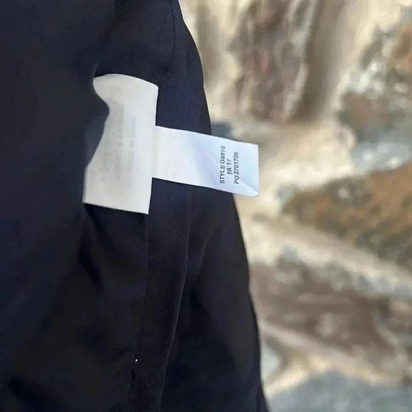 J Crew Collection Grosgrain-trimmed Navy double-breasted velvet blazer size 000 - Picture 8 of 11